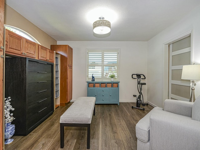 1732 Sunrise Ln, Sebastian, FL 32958 - interior space featuring dark wood-type flooring