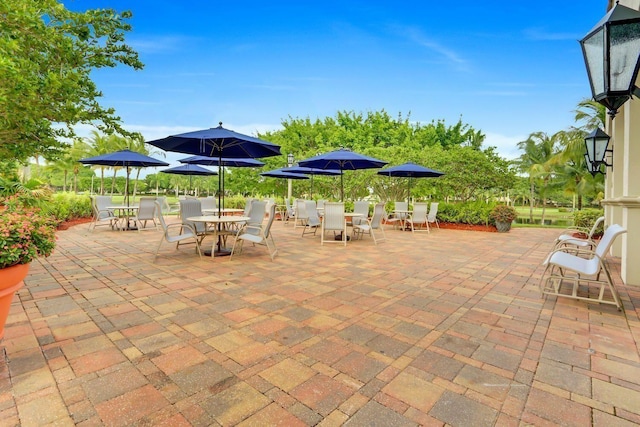 view of patio / terrace with outdoor dining space