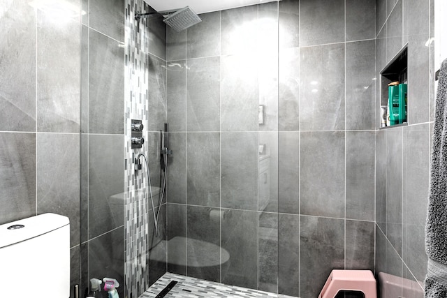 2400 Presidential Way Unit 1803, West Palm Beach, FL 33401 - full bathroom featuring toilet and a shower stall