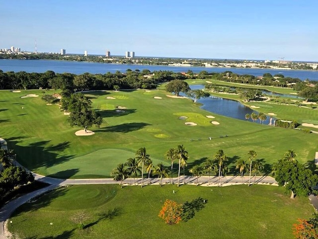 2400 Presidential Way Unit 1803, West Palm Beach, FL 33401 - aerial view of a nearby body of water and a golf club