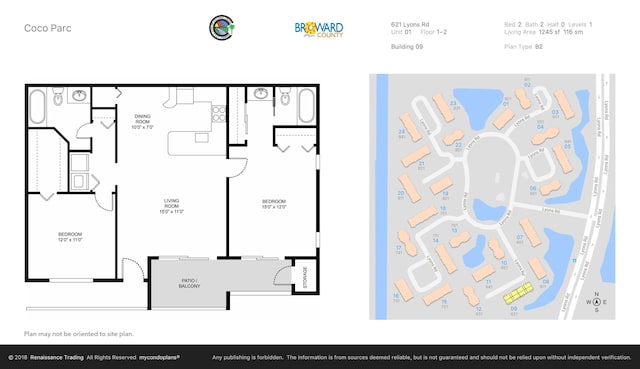 621 Lyons Rd Unit 9201, Coconut Creek, FL 33063 - plan