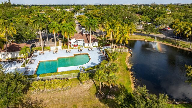 621 Lyons Rd Unit 9201, Coconut Creek, FL 33063 - aerial view with a water view