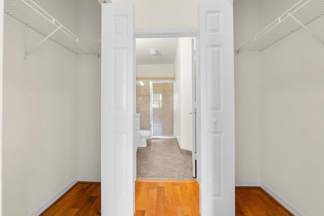 3030 Grandiflora Dr, Greenacres, FL 33467 - spacious closet with light wood-style floors