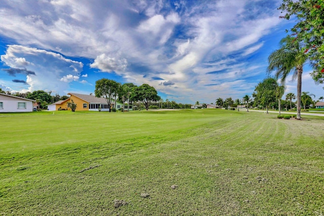 5325 Mariesa Ave, West Palm Beach, FL 33417 - view of green lawn featuring view of golf course and a residential view
