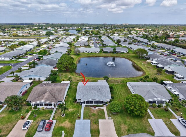 5325 Mariesa Ave, West Palm Beach, FL 33417 - aerial view of property and surrounding area featuring a large body of water and nearby suburban area