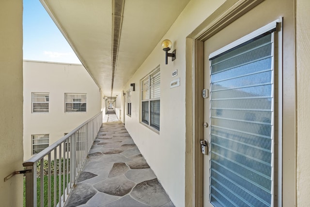 view of exterior entry