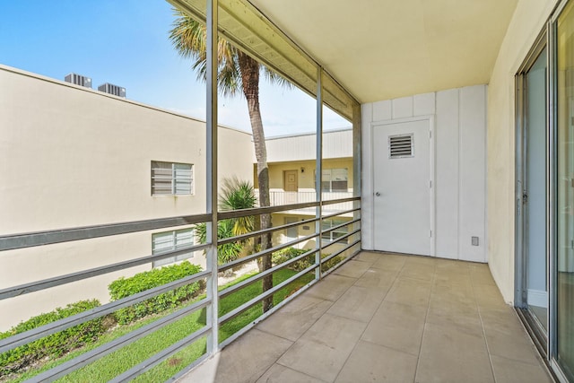 balcony featuring visible vents