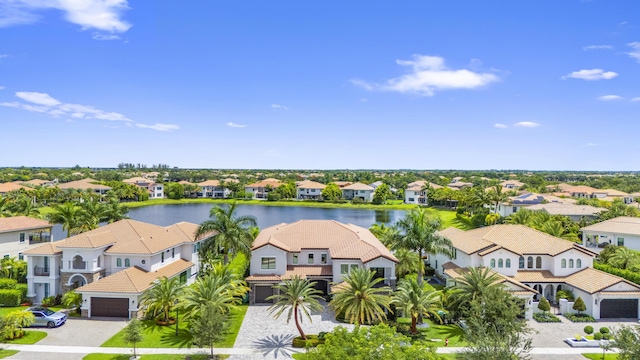 10343 S Barnsley Dr, Parkland, FL 33076 - aerial view of residential area featuring a large body of water