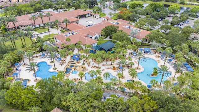 10343 S Barnsley Dr, Parkland, FL 33076 - aerial view of property and surrounding area with a pool area