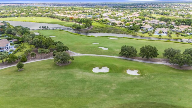 10343 S Barnsley Dr, Parkland, FL 33076 - aerial view of property and surrounding area featuring a local golf course, nearby suburban area, and a large body of water