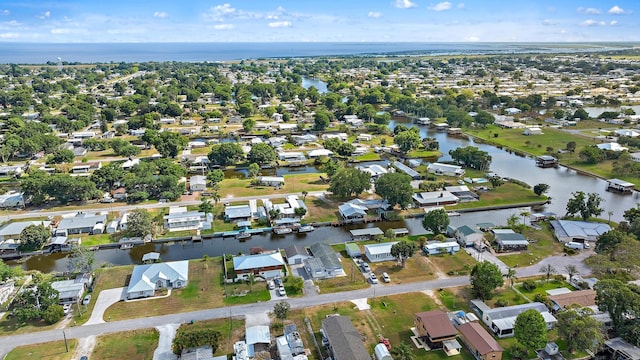 3014 SE 25th St, Okeechobee, FL 34974 - birds eye view of property featuring a water view and a residential view