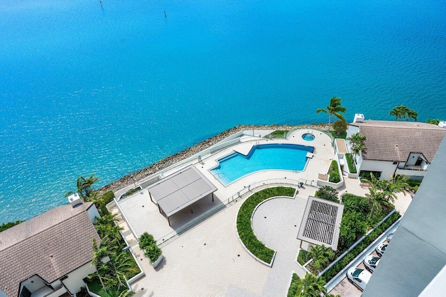 100 Lakeshore Dr Unit 1557, North Palm Beach, FL 33408 - bird's eye view featuring a water view