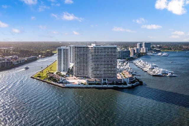 100 Lakeshore Dr Unit 1557, North Palm Beach, FL 33408 - bird's eye view with a view of city and a water view