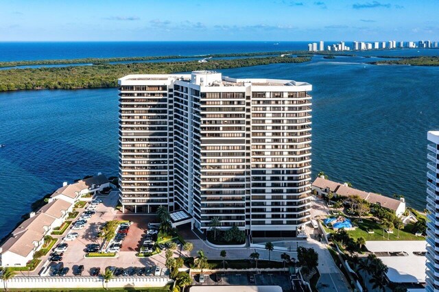 100 Lakeshore Dr Unit 1557, North Palm Beach, FL 33408 - bird's eye view featuring a water view