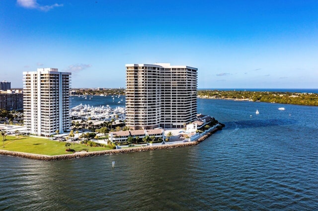 100 Lakeshore Dr Unit 1557, North Palm Beach, FL 33408 - aerial view featuring a water view