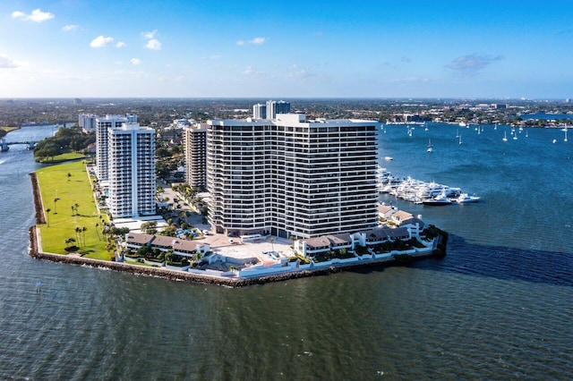 100 Lakeshore Dr Unit 1557, North Palm Beach, FL 33408 - bird's eye view with a water view