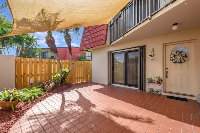 3718 Victoria Dr, West Palm Beach, FL 33406 - view of patio / terrace with fence