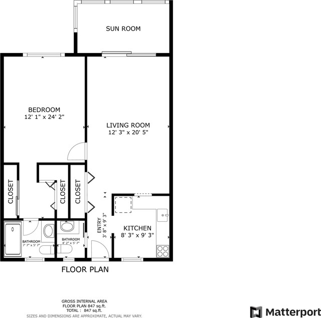 2951 NW 46th Ave Unit 306, Lauderdale Lakes, FL 33313 - room layout
