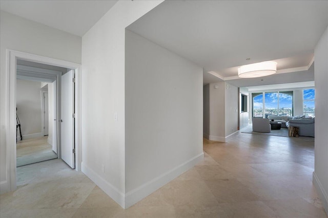 3720 S Ocean Blvd Unit 603, Highland Beach, FL 33487 - corridor featuring baseboards