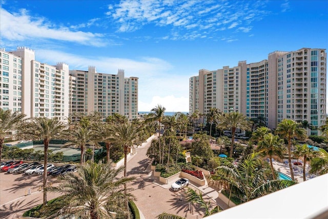 3720 S Ocean Blvd Unit 603, Highland Beach, FL 33487 - view of property with a view of city