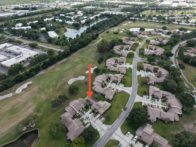 3544 SW Quail Meadow Trl Unit B, Palm City, FL 34990 - aerial view featuring a residential view and a water view