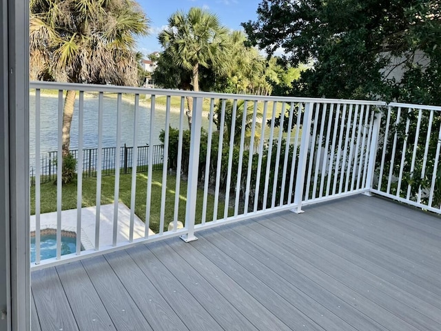 view of deck