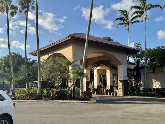 view of property