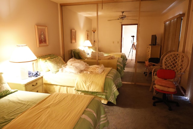 3302 SE Guinevere Ln, Port Saint Lucie, FL 34952 - bedroom featuring a closet and carpet floors