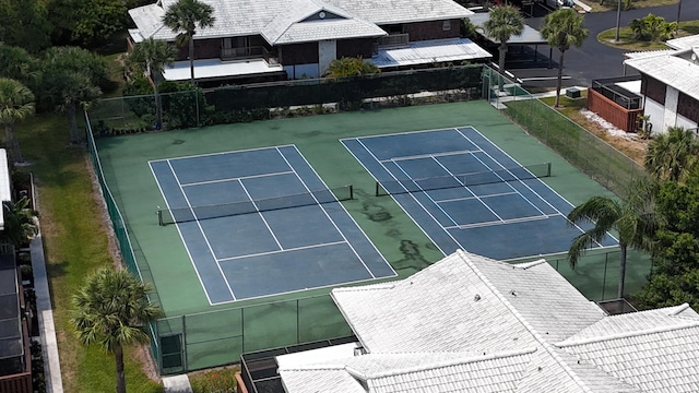 3302 SE Guinevere Ln, Port Saint Lucie, FL 34952 - view of tennis court with fence