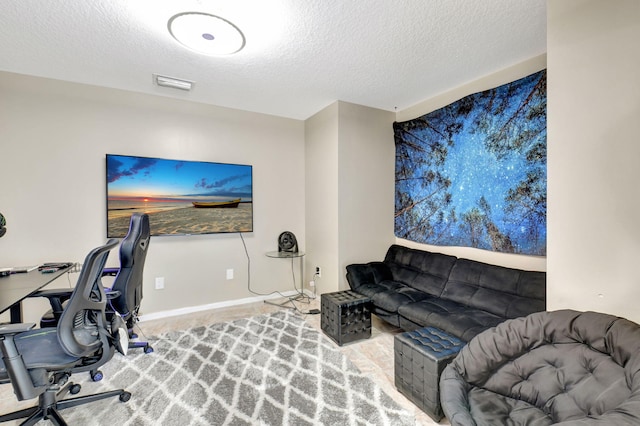 17051 Emile St Unit 5, Boca Raton, FL 33487 - office space with carpet floors, a textured ceiling, visible vents, and baseboards