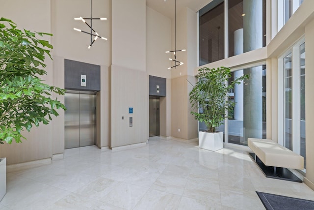 view of community lobby
