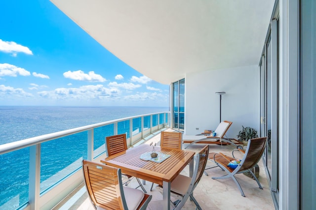 1600 S Ocean Blvd Unit Mph02, Lauderdale By The Sea, FL 33062 - balcony featuring a water view