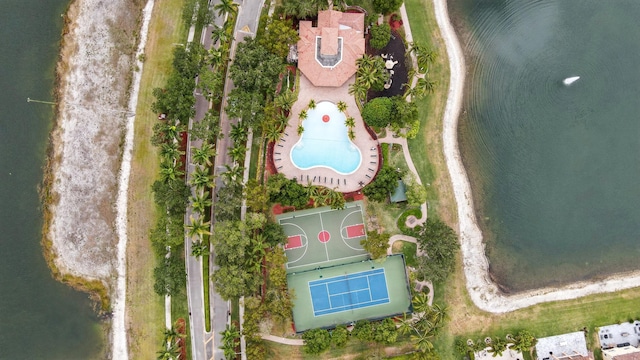 707 Cresta Cir, West Palm Beach, FL 33413 - aerial view featuring a water view