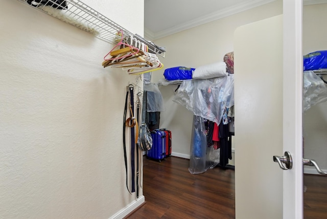 707 Cresta Cir, West Palm Beach, FL 33413 - spacious closet featuring wood finished floors