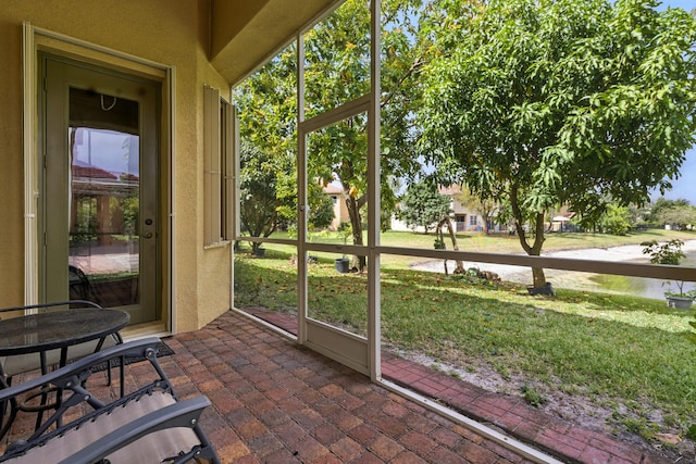 707 Cresta Cir, West Palm Beach, FL 33413 - view of unfurnished sunroom