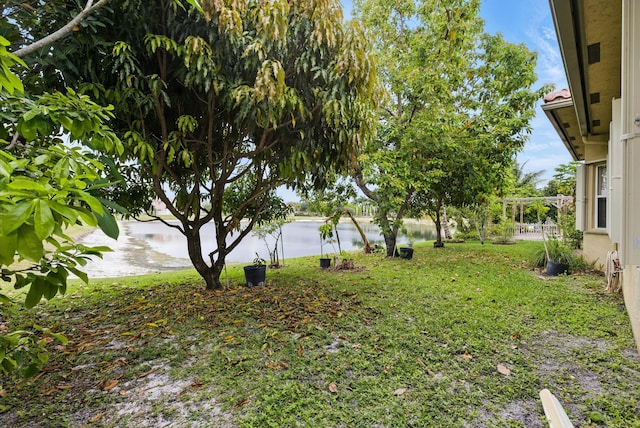 707 Cresta Cir, West Palm Beach, FL 33413 - view of yard featuring a water view