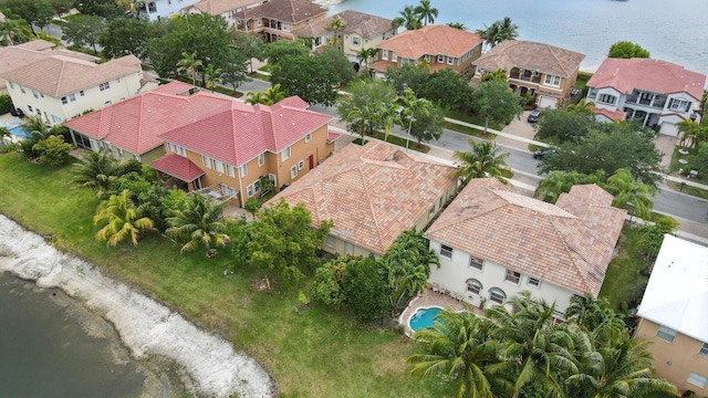 707 Cresta Cir, West Palm Beach, FL 33413 - drone / aerial view featuring a water view and a residential view