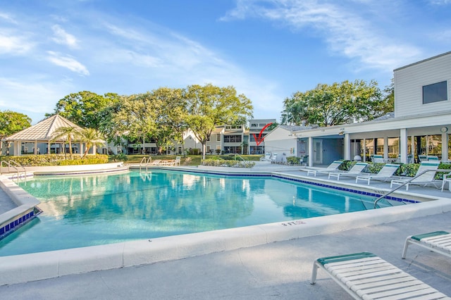 6117 Old Court Rd Unit 135, Boca Raton, FL 33433 - community pool with a patio area