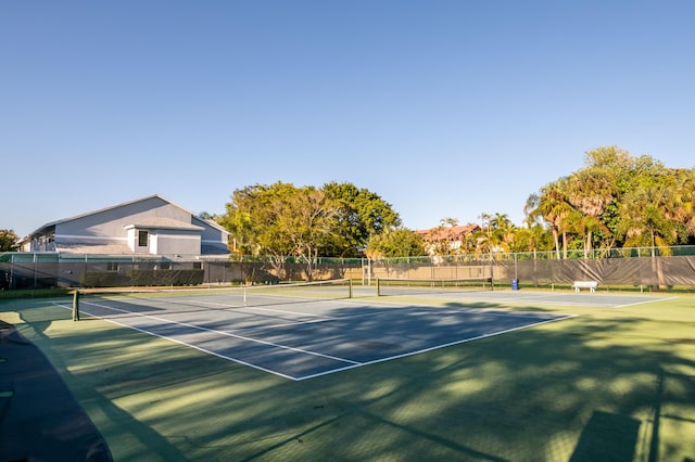 6117 Old Court Rd Unit 135, Boca Raton, FL 33433 - view of tennis court featuring fence