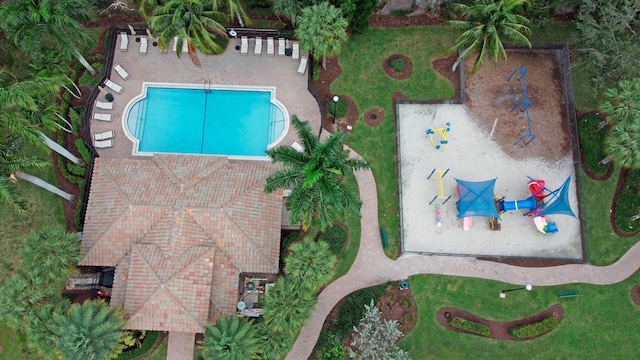 drone / aerial view