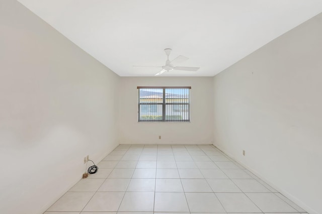 955 Circle A Dr Unit A, Delray Beach, FL 33445 - empty room with ceiling fan
