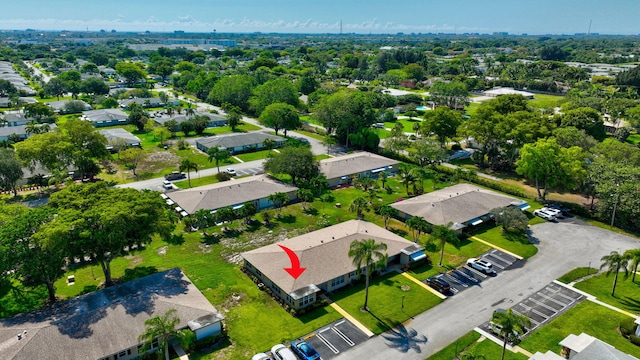 955 Circle A Dr Unit A, Delray Beach, FL 33445 - aerial perspective of suburban area