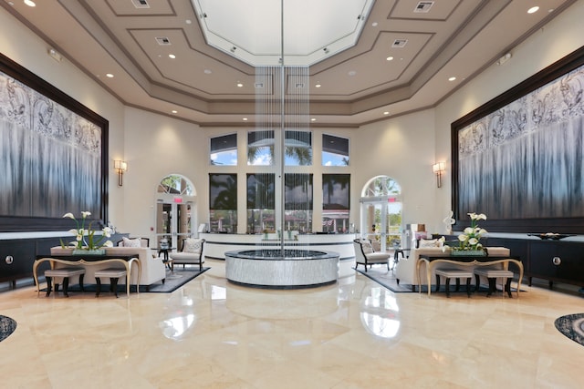 view of community lobby