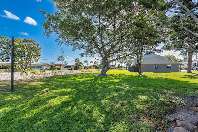 5606 Channel Dr, Lake Worth, FL 33463 - view of yard