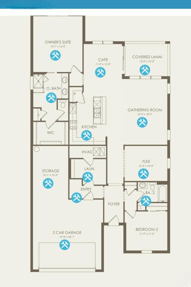 13339 SW Gingerline Dr, Port Saint Lucie, FL 34987 - property floor plan
