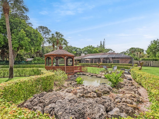 8659 Thousand Pines Cir, West Palm Beach, FL 33411 - view of property's community featuring a gazebo