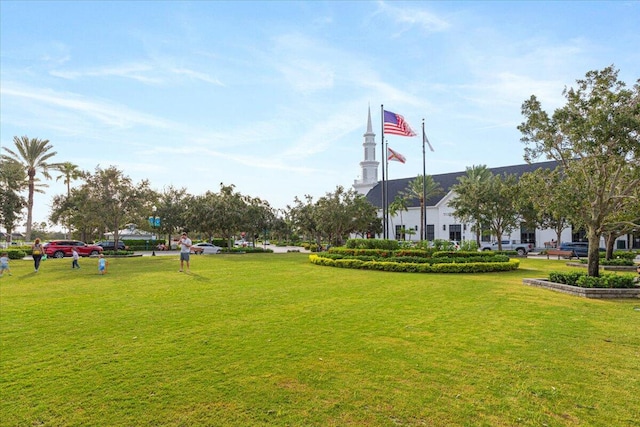 surrounding community featuring a yard