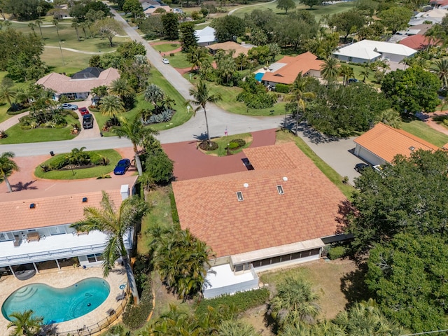 3984 SE Fairway E, Stuart, FL 34997 - drone / aerial view featuring a residential view