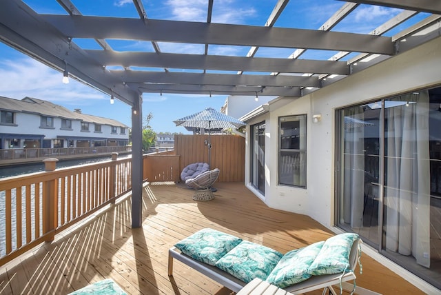 2406 Landings Blvd, Greenacres, FL 33413 - deck with a pergola