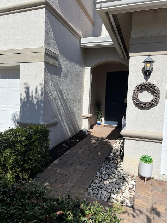 view of exterior entry